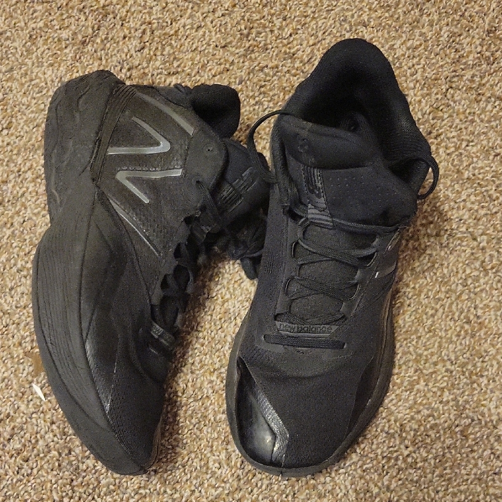 New Balance BASKETBALL Black Athletic Shoes with Sporty Silhouette